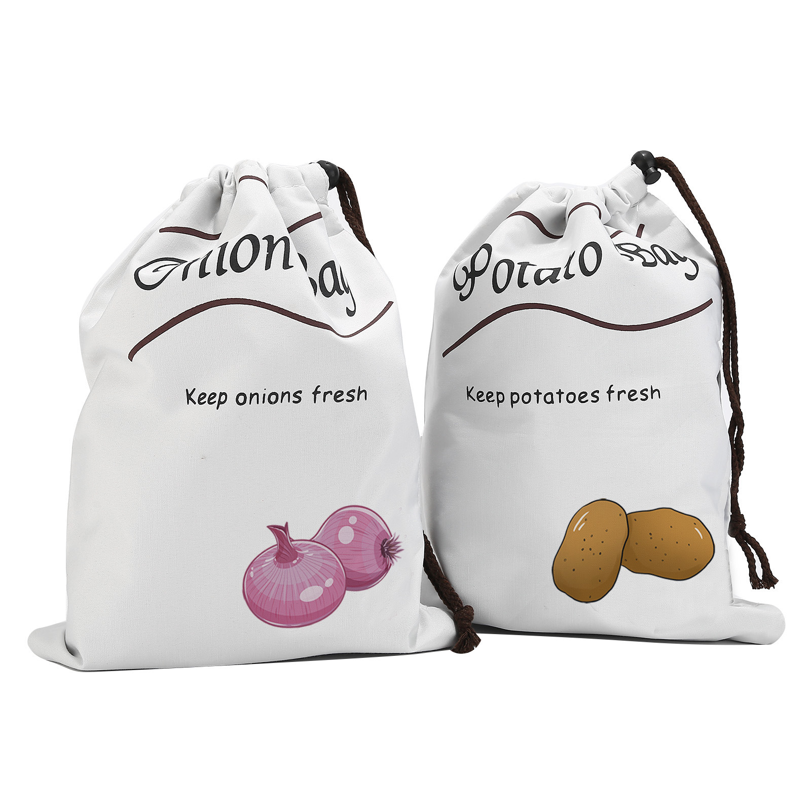 Food Storage Roots - 2 szt. Wielorazowe torby do przechowywania