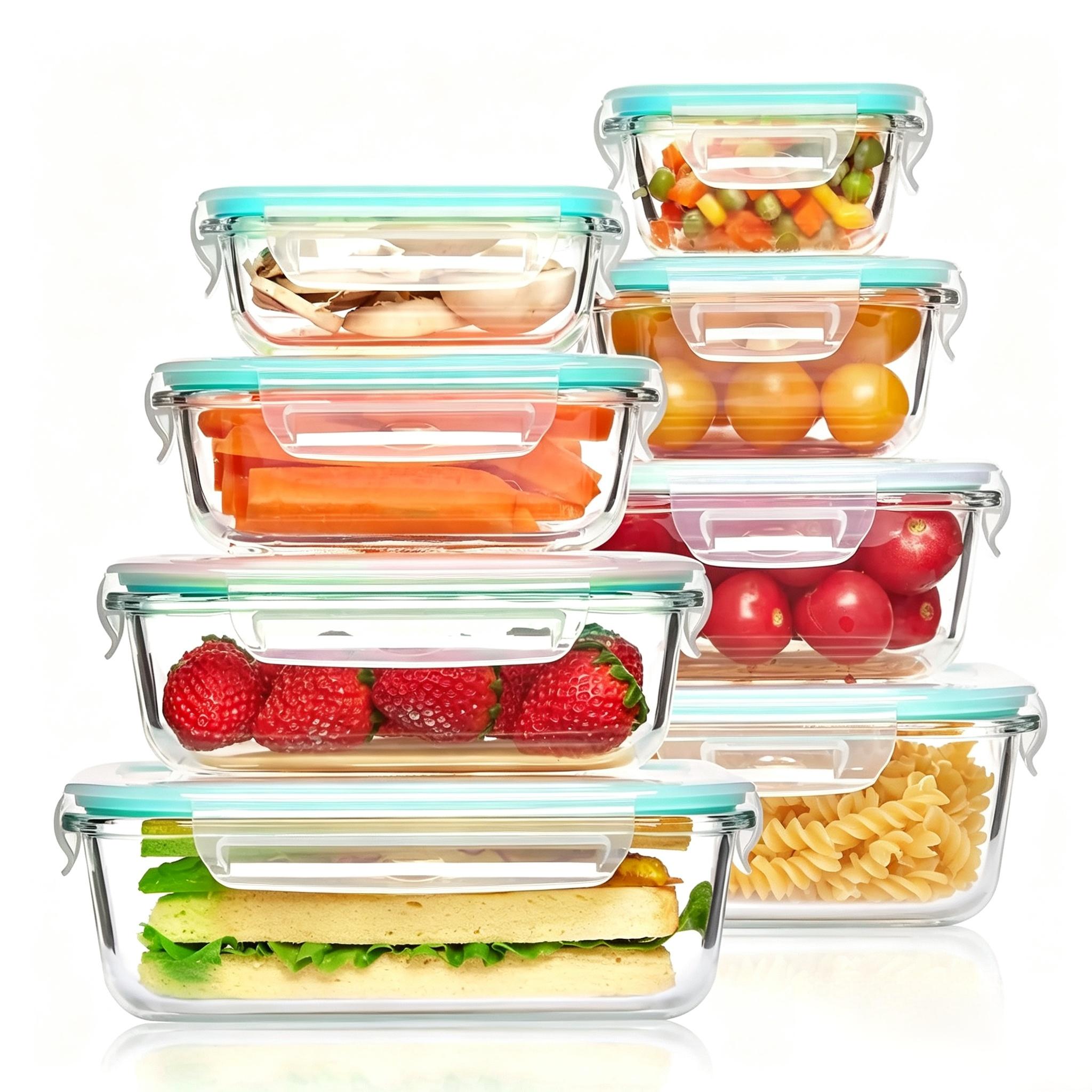 Food Storage Glass Containers - Przenośny szklany pojemnik na żywność do