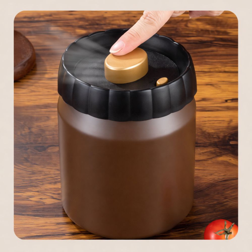 Food Storage In Stainless Steel - Pojemnik do przechowywania ziaren kawy w