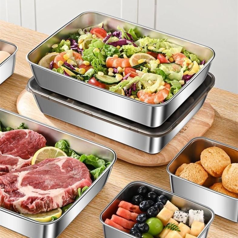 Zestaw pojemników na żywność z – Food Storage In Stainless Steel recenzja i cena