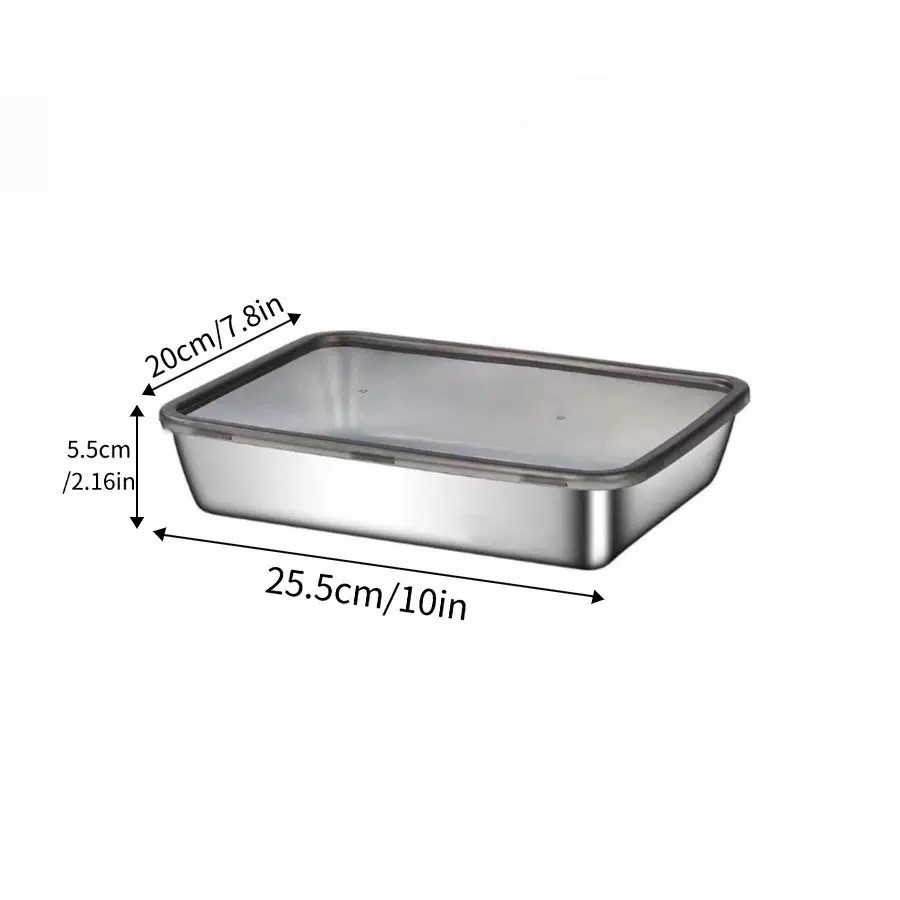 Zestaw pojemników na żywność z – Food Storage In Stainless Steel recenzja i cena