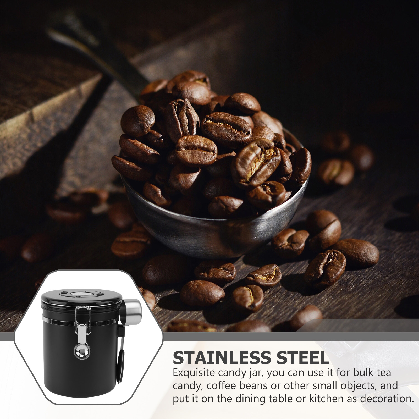 1 sztuka – pojemnik do przecho – Food Storage In Stainless Steel recenzja i cena