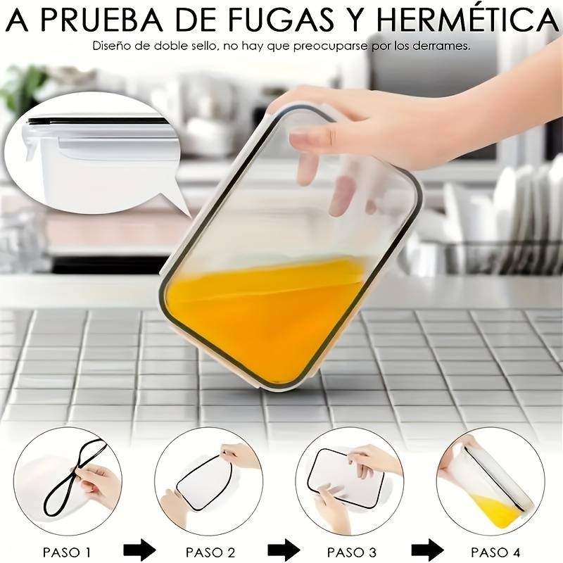 Zestaw 8 sztuk zawiera 4 pojem – Food Storage Cupboard recenzja i cena