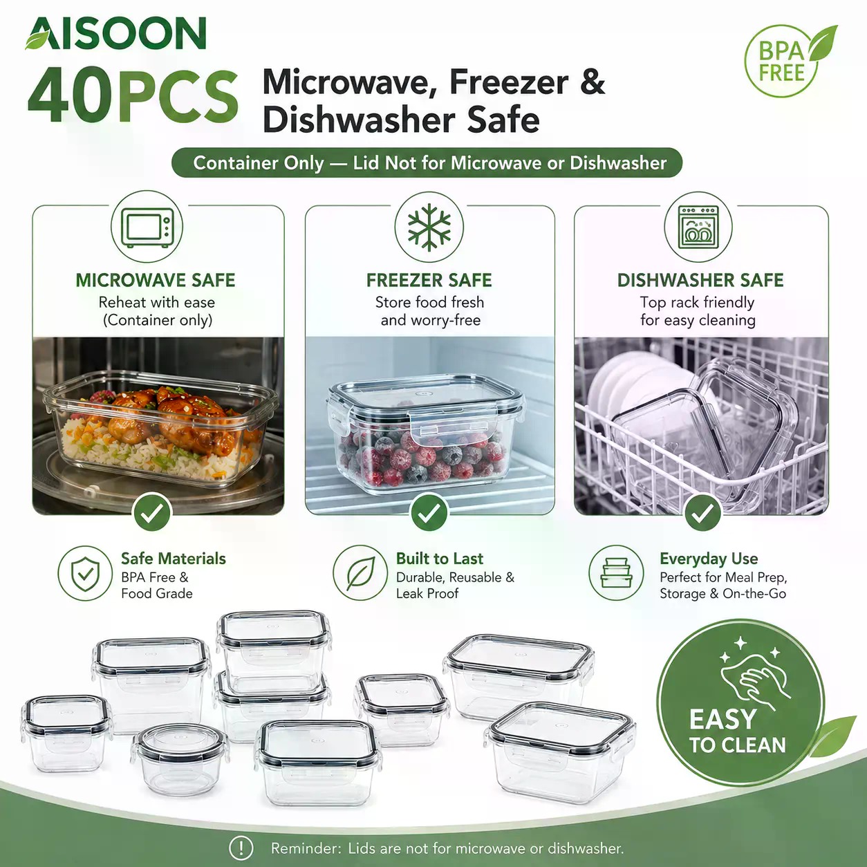 40 sztuk bardzo dużych silikon – Food Storage Warehouse recenzja i cena