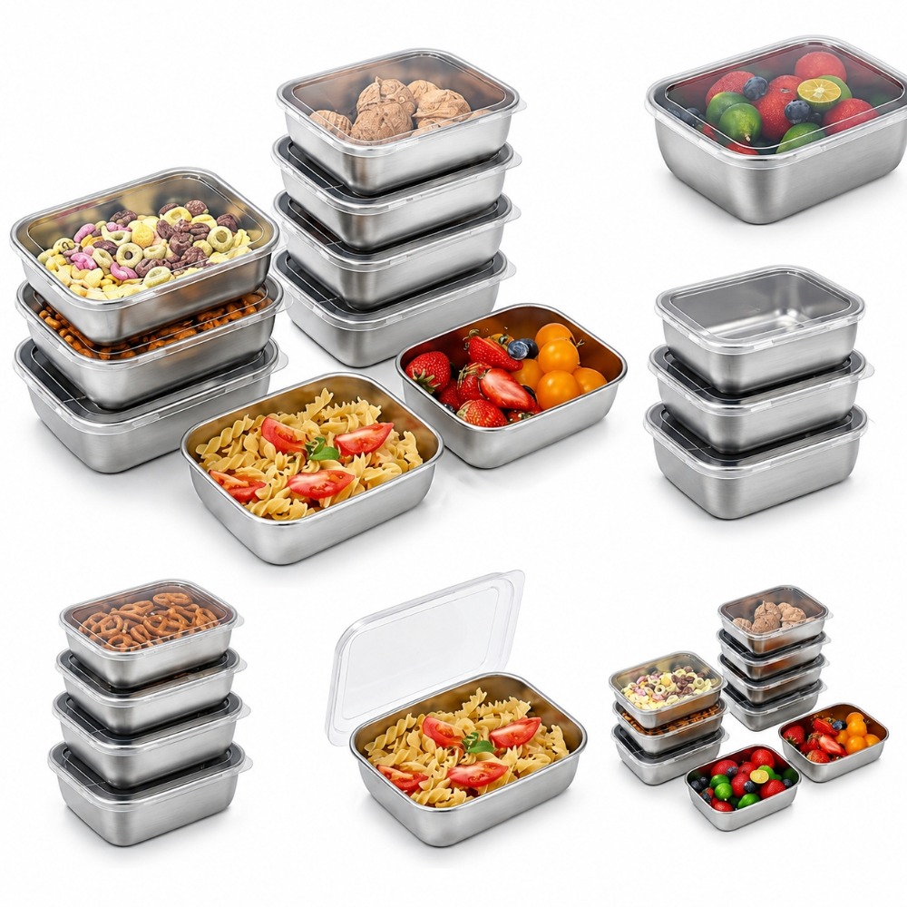 6 SZT. Pojemników na żywność z – Food Storage Cupboard recenzja i cena