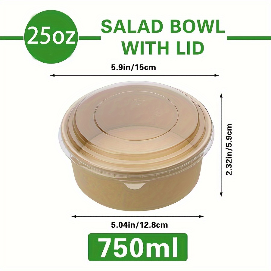 Papierowe miseczki z pokrywkam – Food Storage Warehouse recenzja i cena