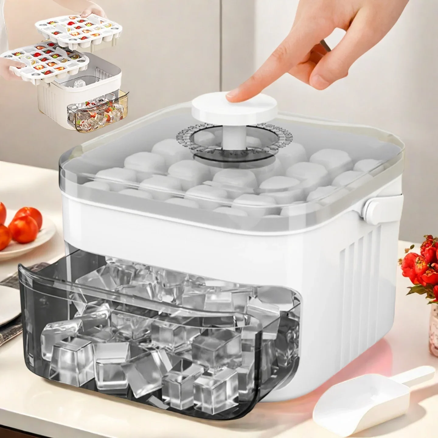 Forma do lodu w kostkach z łat – Food Storage Cupboard recenzja i cena